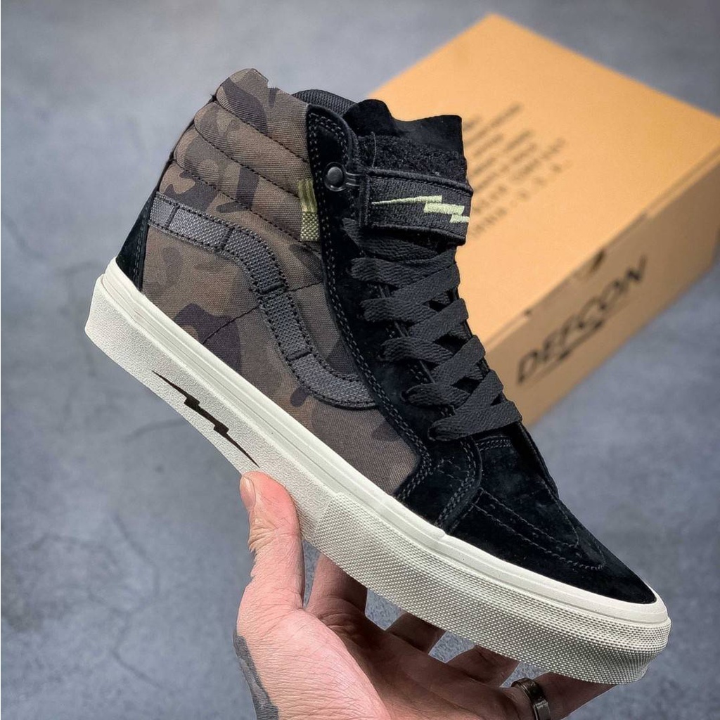 Vans Sk8hi Notchback Defcon Camo Black White High Version BNIB