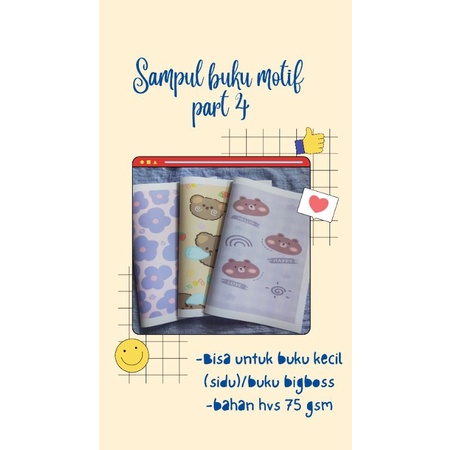 

(Perlembar)Sampul Buku Motif Part 4