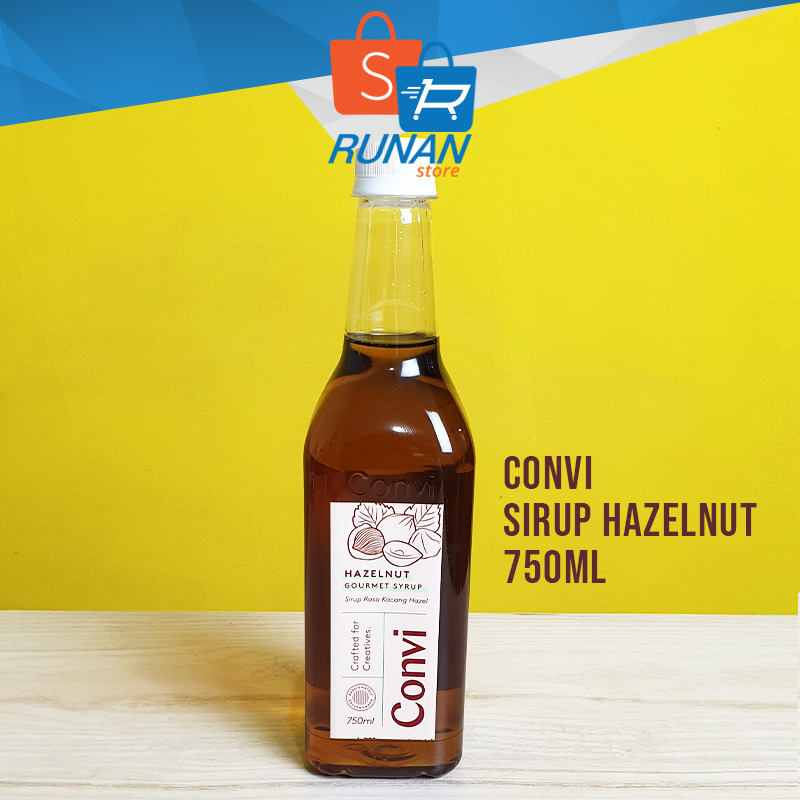 

Sirup Hazelnut Convi 750 ml - Hazelnut Gourmet Syrup Premium 750ml