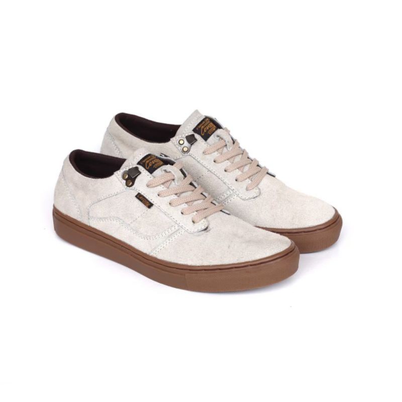 Sepatu Lokal Shoes Lokal Pride Cevany Gordon Cream Gum Suede