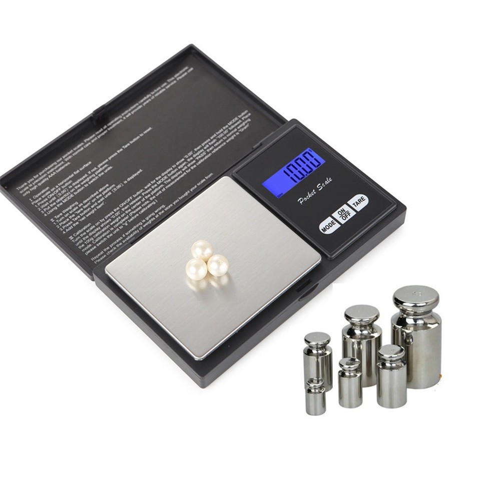 Timbangan Emas Digital Akurat 0.001 G Taffware Digipounds VSW0083 500gr / 200gr / 100gr Min 0.01gr P SD8
