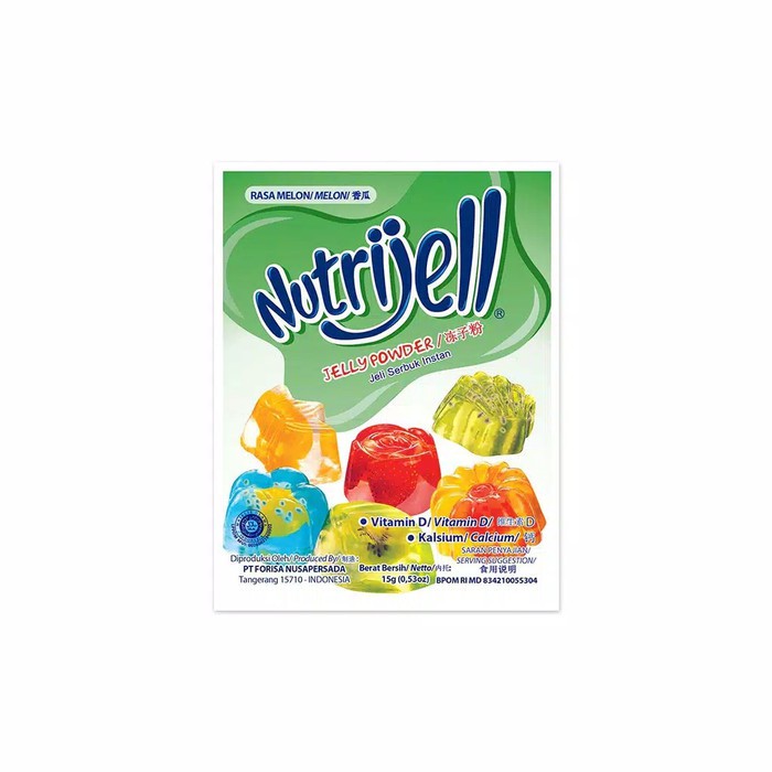 

Nutrijel Melon 12x15gr