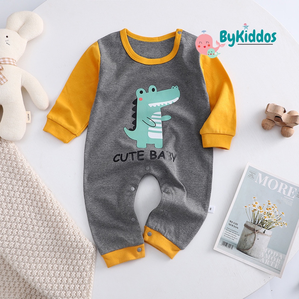 ByKiddos - Jumper Bayi Impor Premium Lengan Panjang / Romper Anak Premium / Baju Bayi Newborn 0-1 Tahun
