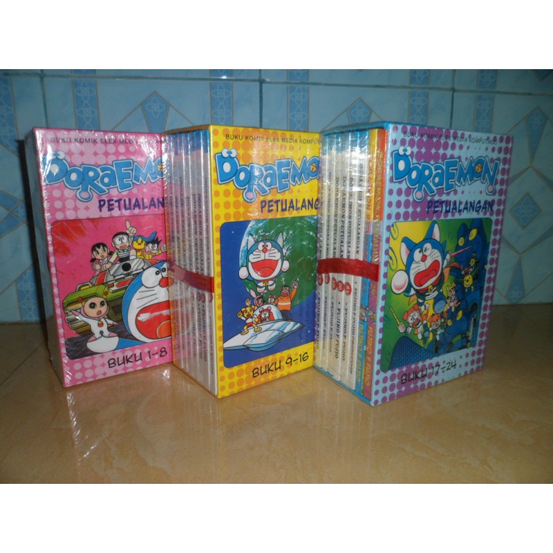 KomiK Doraemon Petualangan Boxset Segel 1-24 Tamat