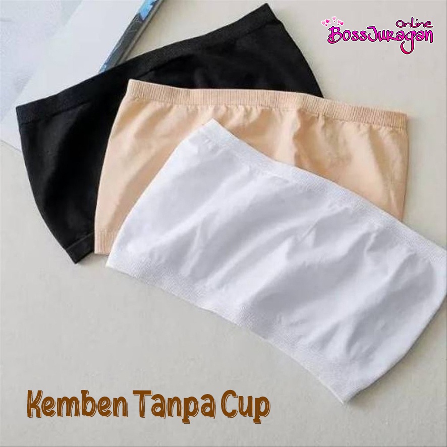 (BOSS) POLOS KEMBEN/BRA BH DALAMAN WANITA IMPORT - Bra kemben Polos