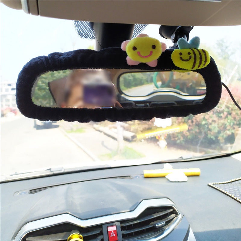 Cover Spion Mobil Kucing Lucu Imut Karakter Kartun Kreatif Kaca Spion Dekorasi interior Mobil