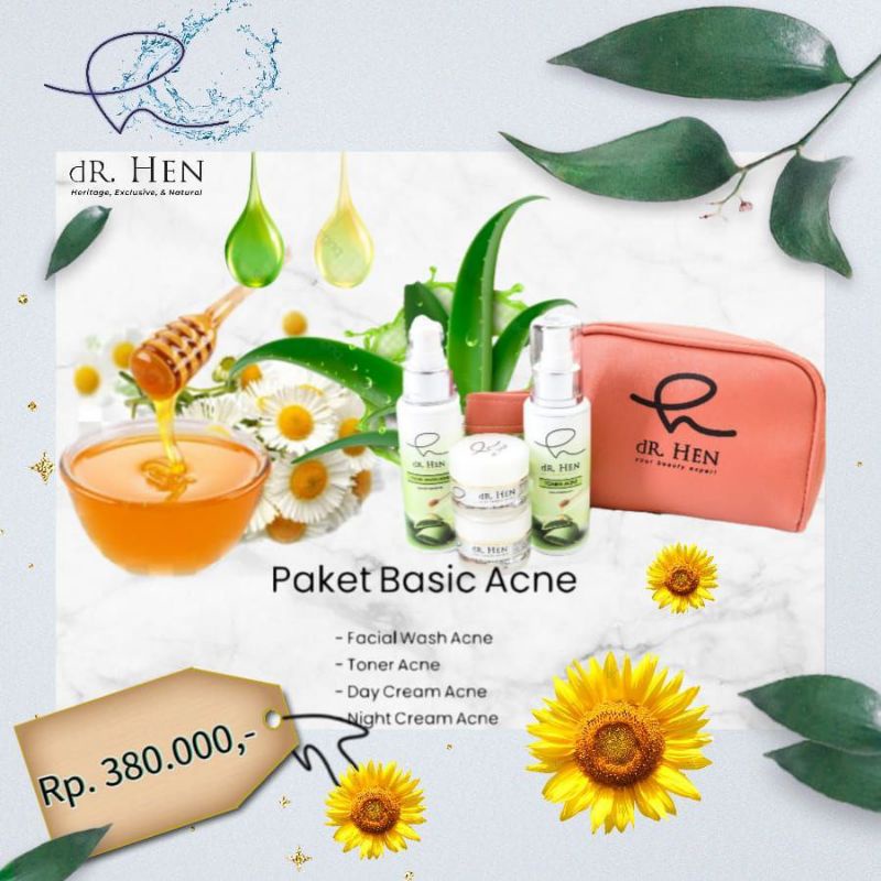 dR Hen Skincare paket  Basic Acne