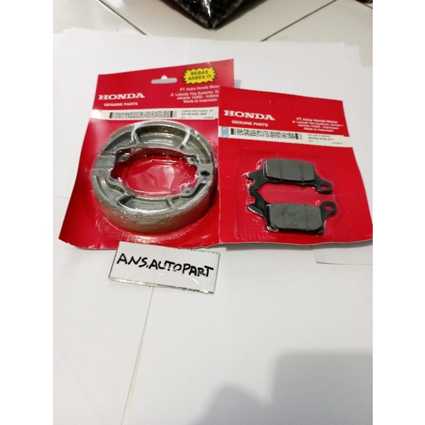 KAMPAS Rem DEPAN BELAKANG HONDA VARIO 150 ORI