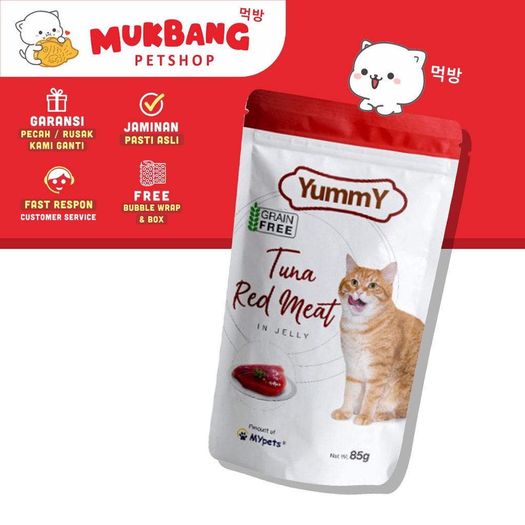 Yummy Pouch 85Gr Makanan Kucing Basah Cat Wet Food