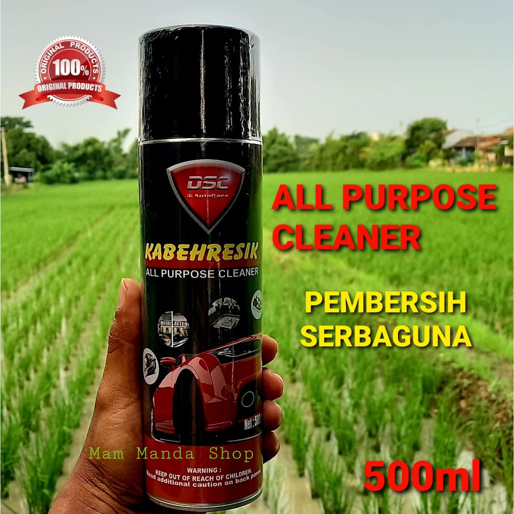 ALL PURPOSE CLEANER 500ML / PEMBERSIH SERBAGUNA / FOAM PEMBERSIH / ALL CLEAR / PEMBERSIH JOK KULIT