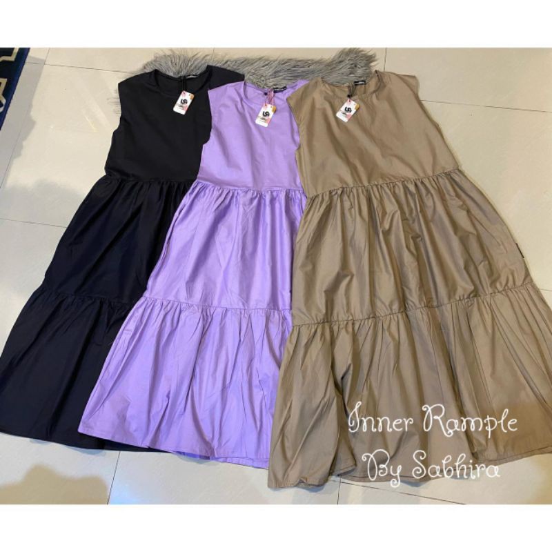 SABHIRA - Inner lilac sabhira - Stelan jaket Denim Sabhira