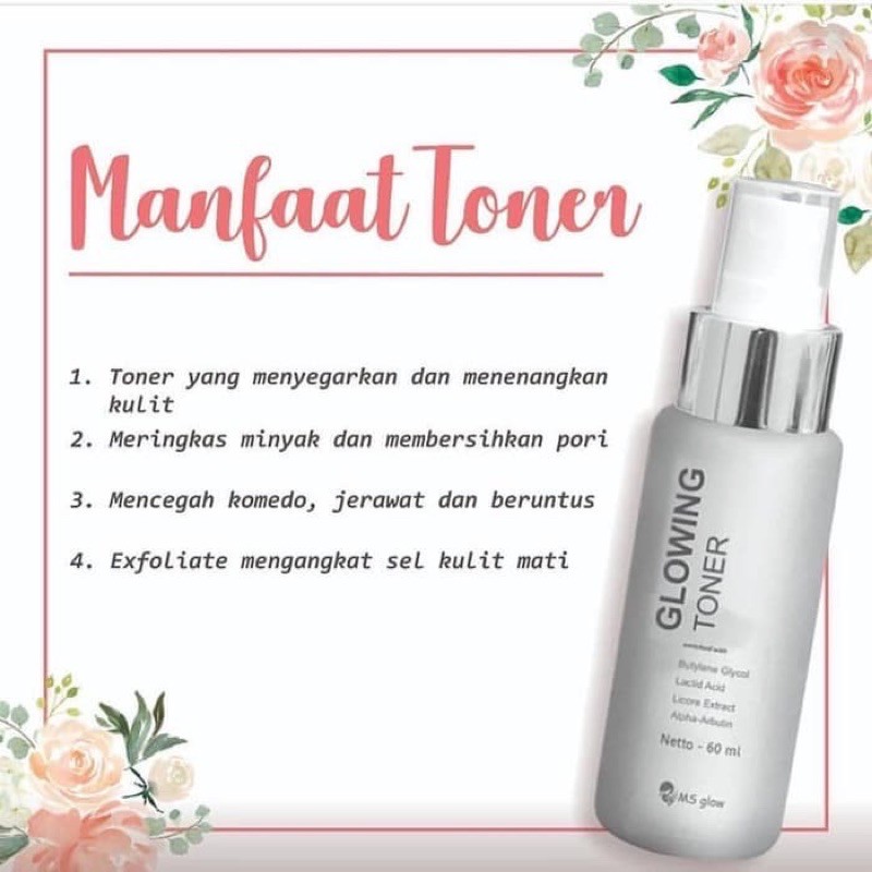 MS Glow Toner glowing