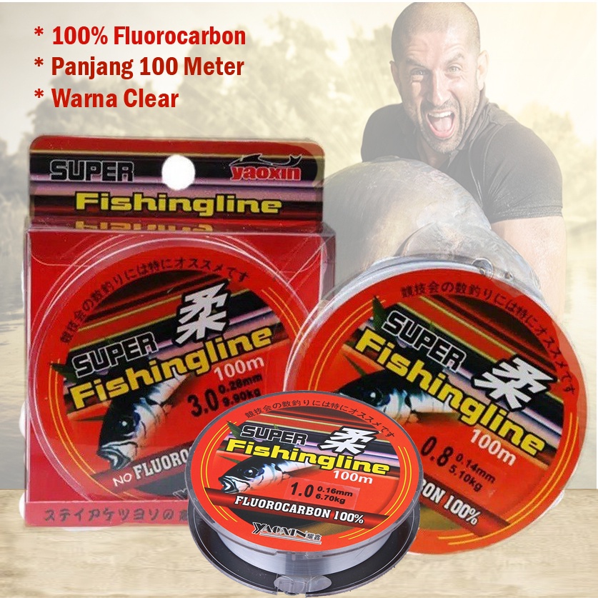 SENAR PANCING FLUOROCARBON 100% Senar Super Japan