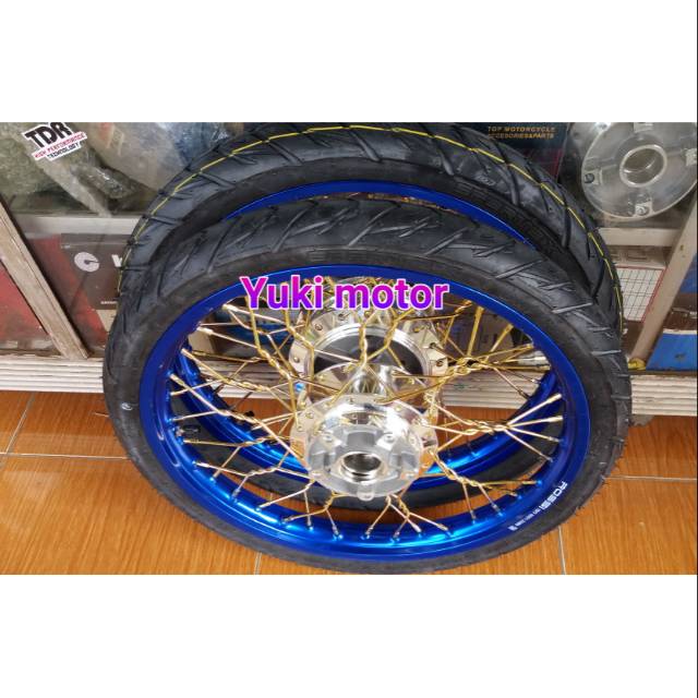 Velg Vixion new dan Vixion old steel pelintir plus ban