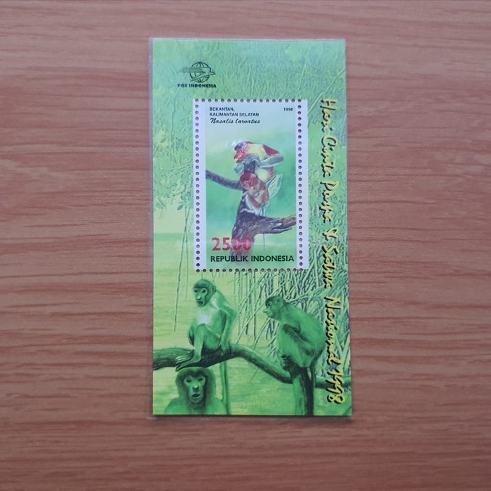 

Perangko Prangko Indonesia Souvenir Sheet - Hari Cinta Puspa 1998 - Hijau