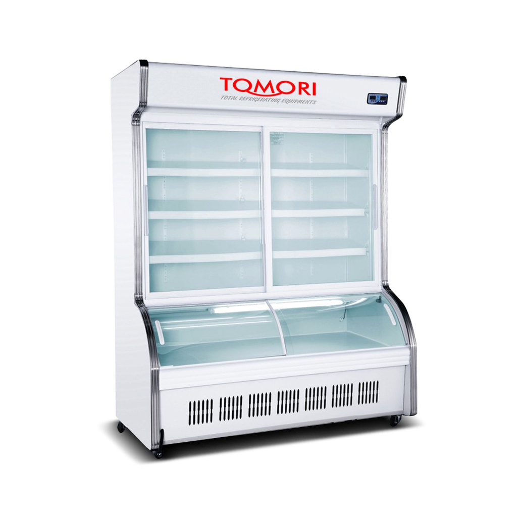 Display Pendingin Makanan Tomori DLCD12J 200L,1200x800x1865