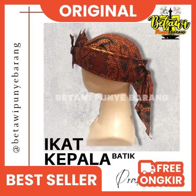 ikat kepala praktis batik