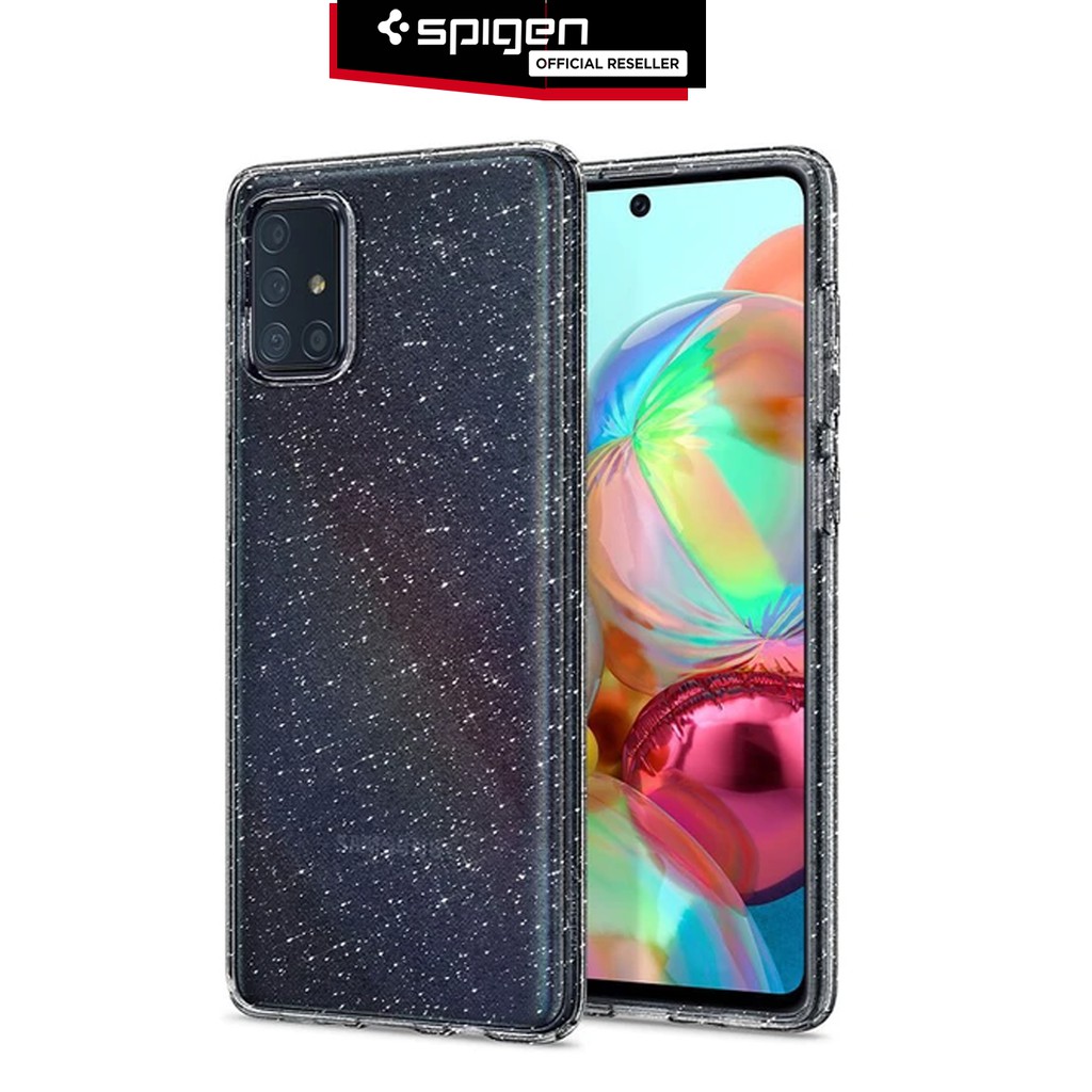 Case Samsung Galaxy A51 / A71 Spigen Liquid Crystal Glitter Sparkling Softcase Casing