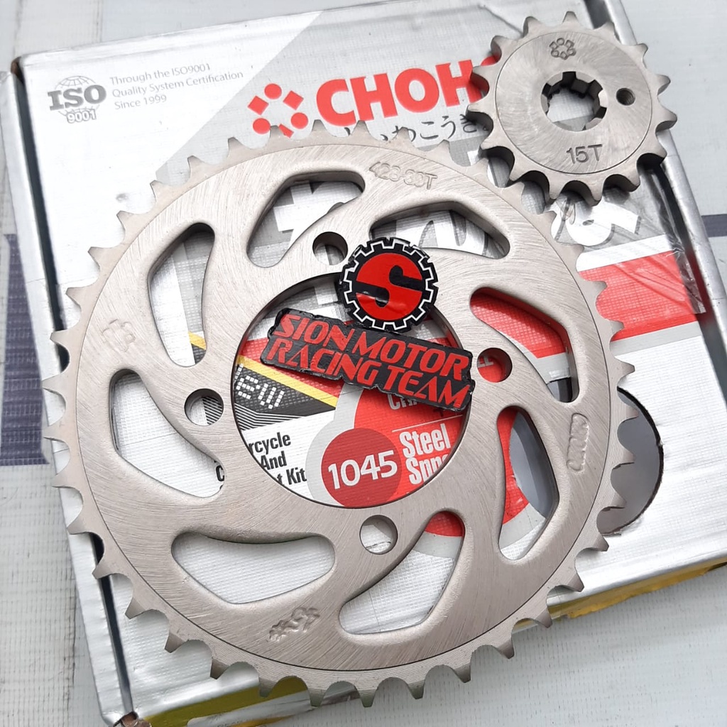 Paket Gir Gear Set / Sprocket Assy Yamaha Jupiter MX Lama / Sniper MX Choho 428 - 112L 39T - 15T-1