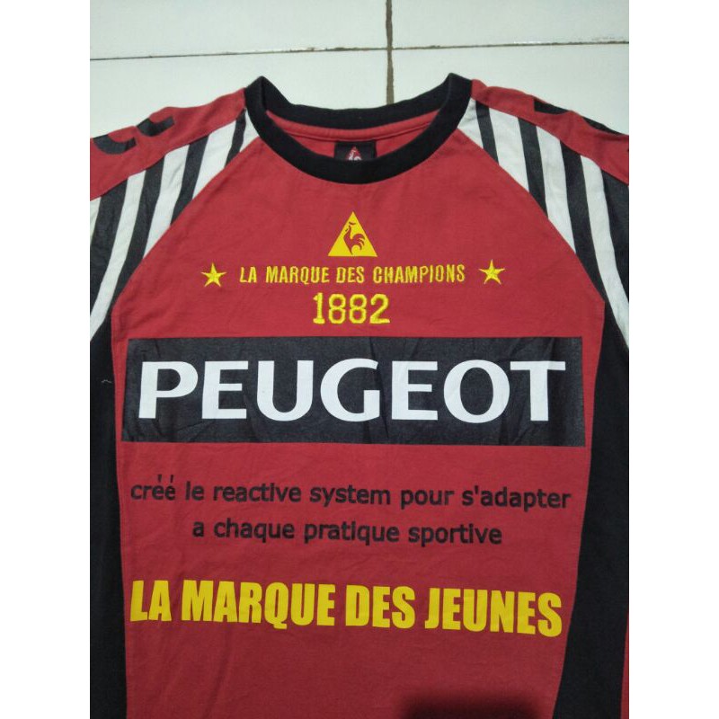 kaos second le coq sportif x peugeot