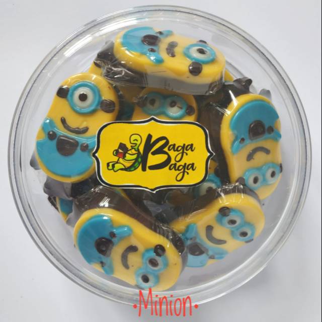 

Cokelat karakter minion 200gr -coklat karakter kiloan bentuk minion