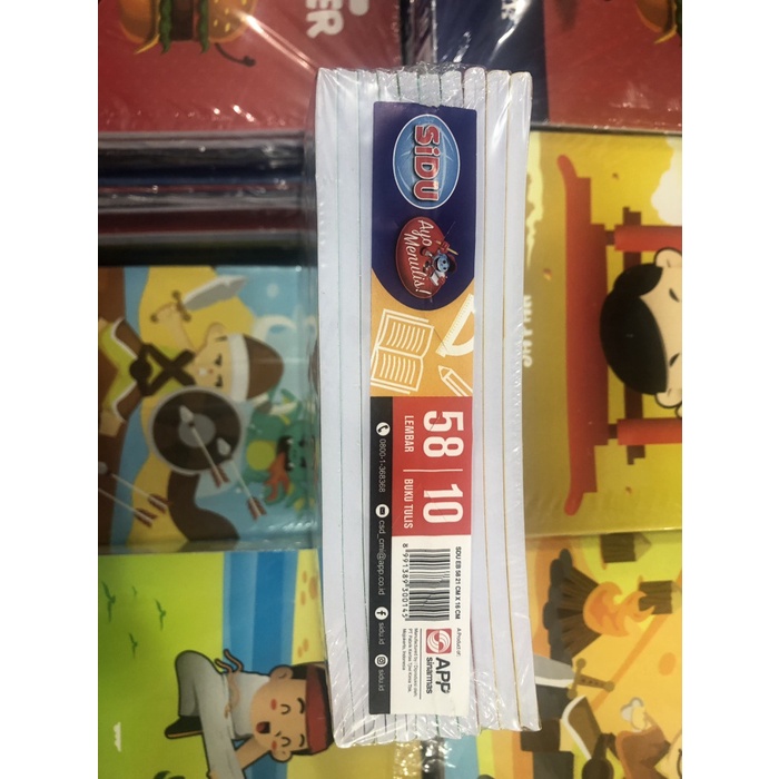 

Mantap Buku Tulis 58 Lembar Sidu Isi 10Pcs Hemat