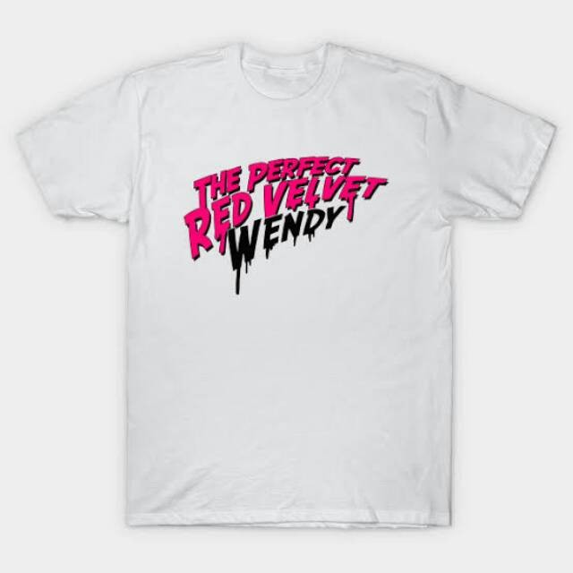 Kaos TSHIRT KPOP MEMBER RED VELVET THE PERFECT RED VELVET WENDY