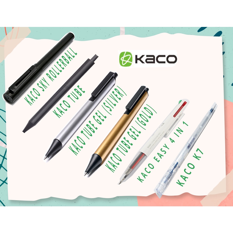 

KACO Gel Pen Pena Pulpen Bolpoin 0.5mm 1 PCS
