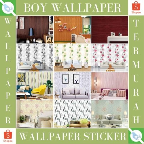 PAKET TERMURAH 5 ROLL Wallpaper Dinding Wallstiker Wallpaper Stiker Karakter Ukuran 45 cm x 5 meter - BOY WALL,PAPER