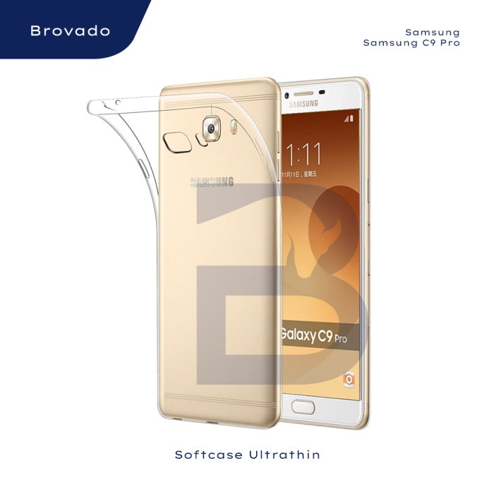 Casing Samsung C9 Pro Softcase Ultrathin Bening Silikon Jelly Transparan