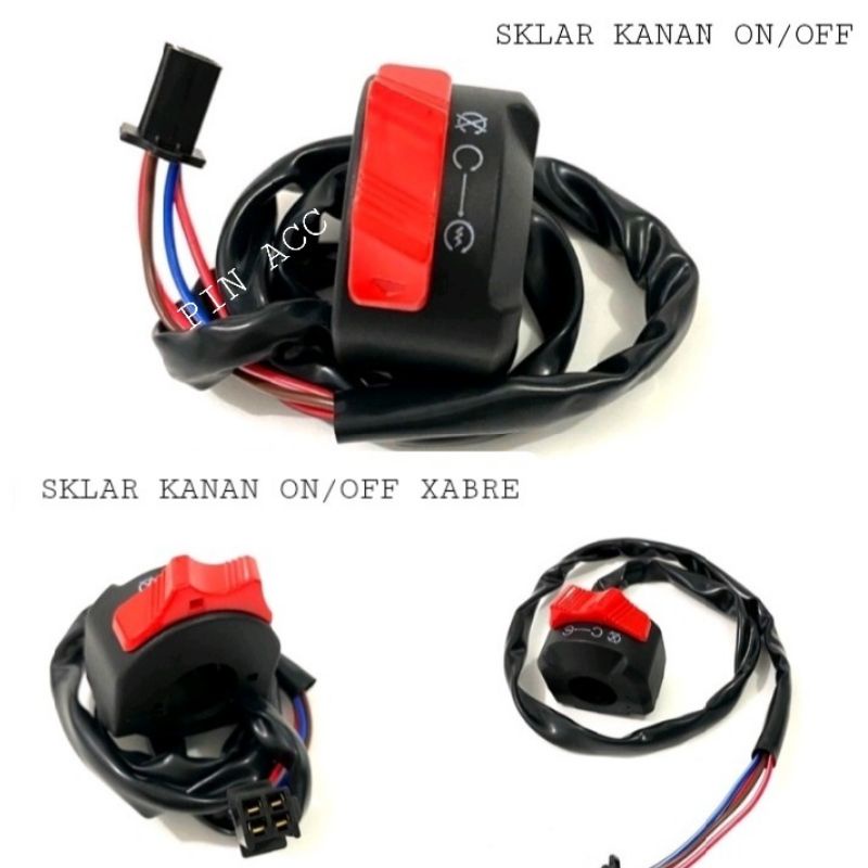 SKLAR KANAN ON/OFF XABRE UNIVERSAL MOTOR