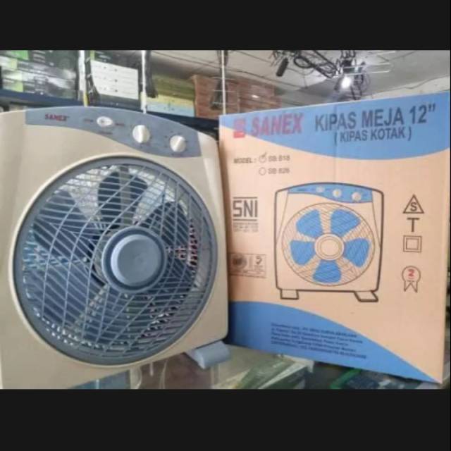 Kipas Angin Kotak // Box Fan Sanex // Kipas duduk