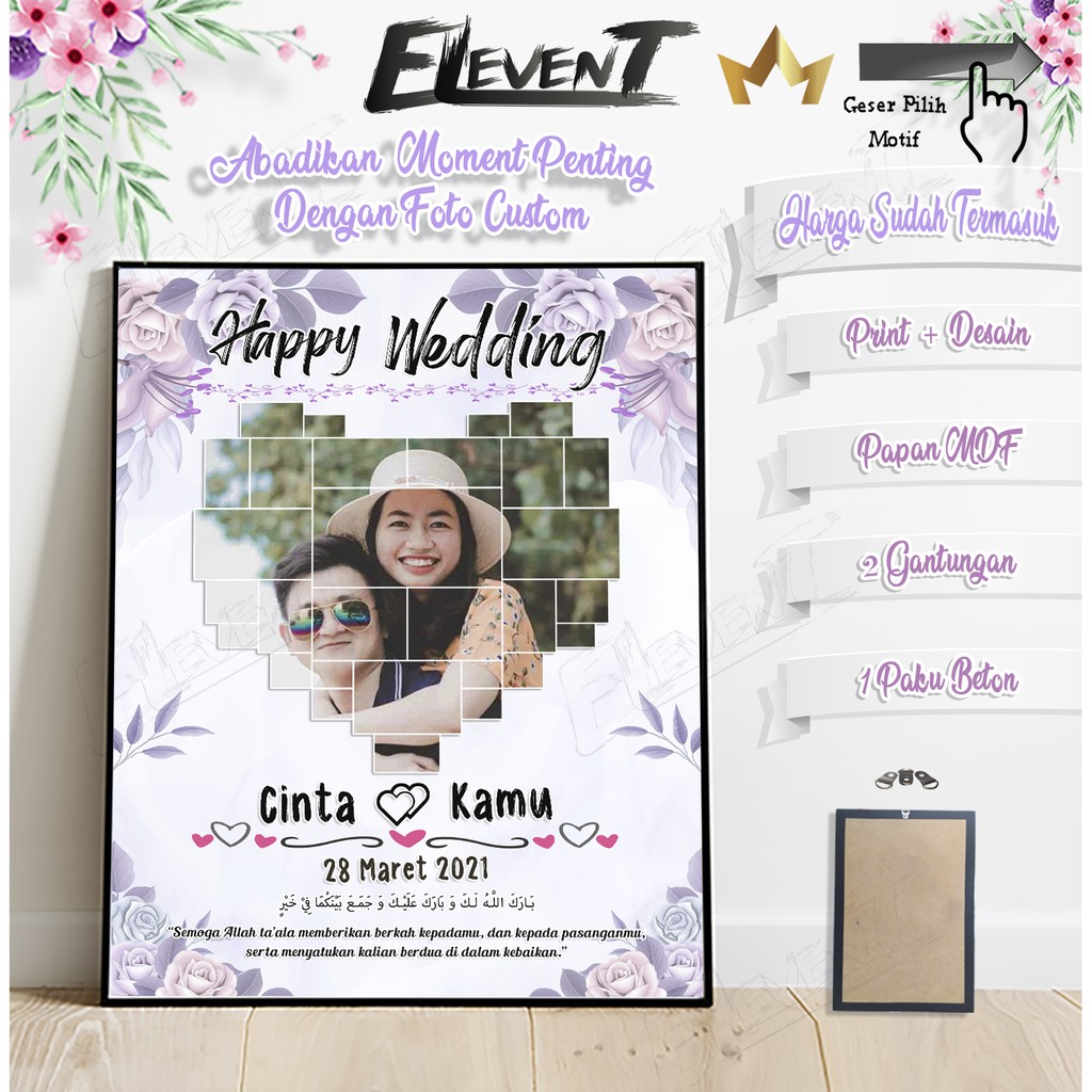 Custom Kado Hadiah Hiasan Dinding Unik Wisuda Graduation UlangTahun Pernikahan Foto dan Pacar Kado Pernikahan Wedding Birthday, Graduation, Anniversary Ulang Tahun Wisuda Pernikahan Ultah Panjangan Dinding Wall Decor Menarik unik murah