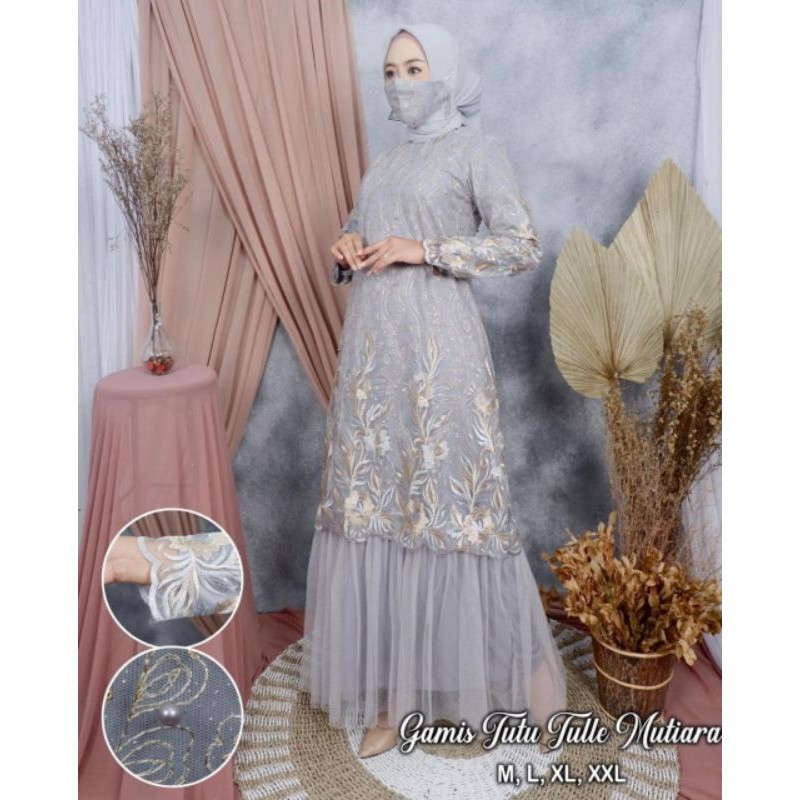 GAMIS TUTU ALEETA/KEBAYA TUTU/KEBAYA PESTA