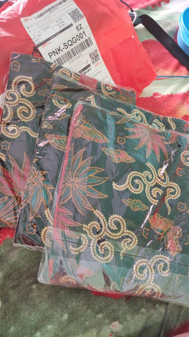 Qnunbatik Batik Family/keluarga Dress/terusan Marina