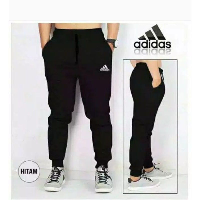 Celana Joger panjang sweatpants training ukuran L