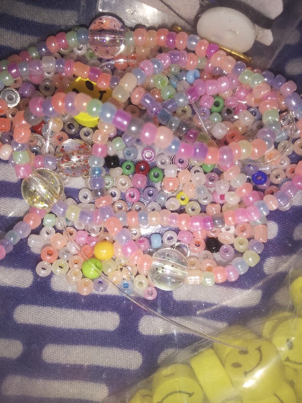 【cod Tangding】manik-manik Kaca Beras Krim Handmade Diy Ukuran 2 / 3mm Untuk Aksesoris Perhiasan