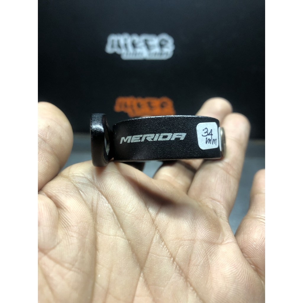 sit clamp mtb seli sepeda lipat merk merida diameter 34mm second