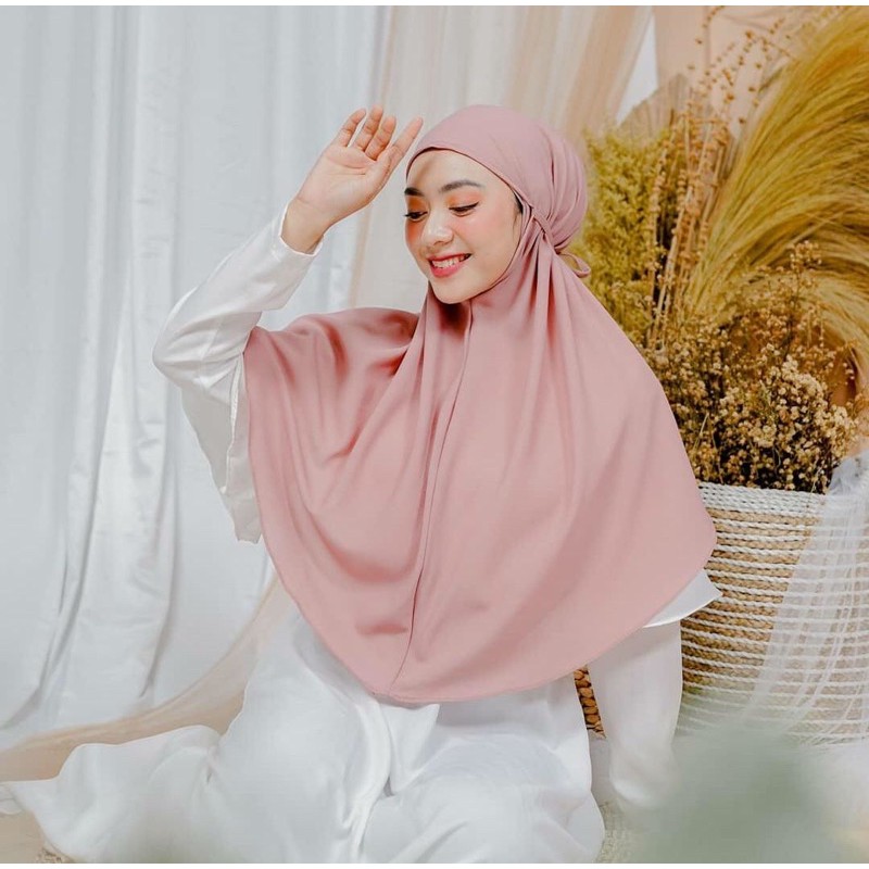 [BISA COD] INSTAN NON PED SIMPLE TALI DIAMOND CREPE / BERGO MARYAM / INSTAN SHAFA / BERGO AISYAH