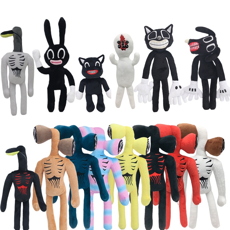New Colorful Horror Foundation Scp Siren Head Plushie Toy Dog Sirenhead Plush Cat Cartoon Stuffed An