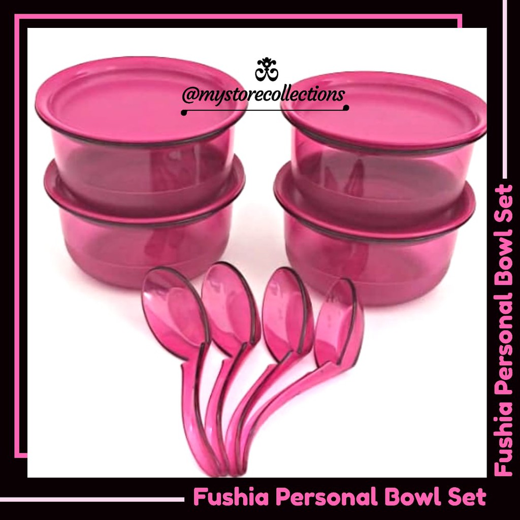 Fuchsia Personal Bowl  (mangkok) Tupwr