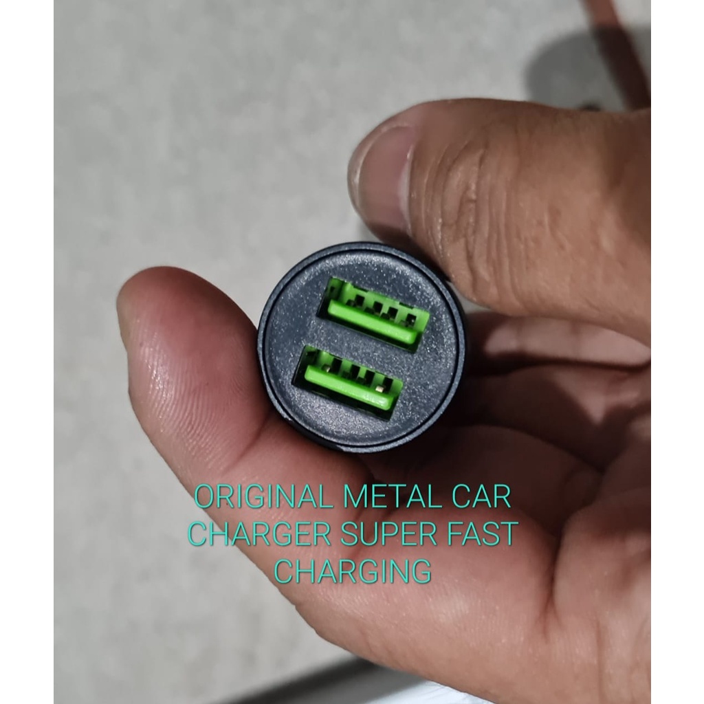 J450 LENYES ADAPTOR MOBIL USB 2 PORT METAL CAR CHARGER FAST CHARGING UNIVERSAL ADAPTOR CHARGE CAS CASAN TRAVEL watt adaptive saver aki accu ac dc travel adapter charge dual usb fast super speed androit handphone tc quick charge MULTI GADGET UNIVERSAL
