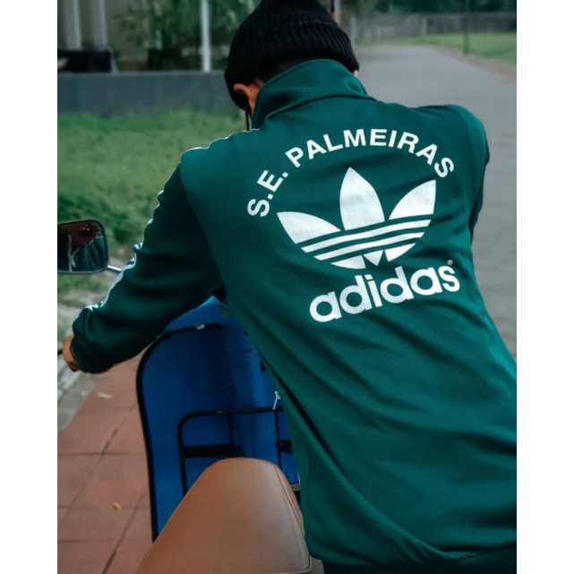 jaket tracktop adidas S.E. PALMEIRAS outdoor casual - jaket casual / tracktop adidas