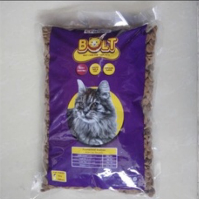 bolt makanan kucing/ bolt tuna makanan kucing repack 1 kg/bolt tuna kucing repack 1 kg/ bolt tuna 1 