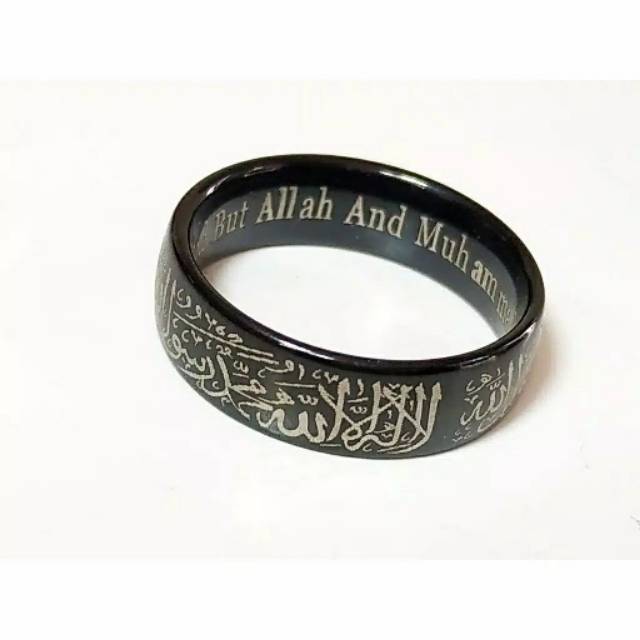 Cincin tauhid jual per box Hitam