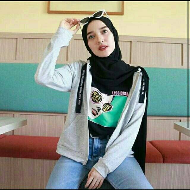 JNY.Co Jaket Hoodie BASIC TALI BESAR 5 Warna