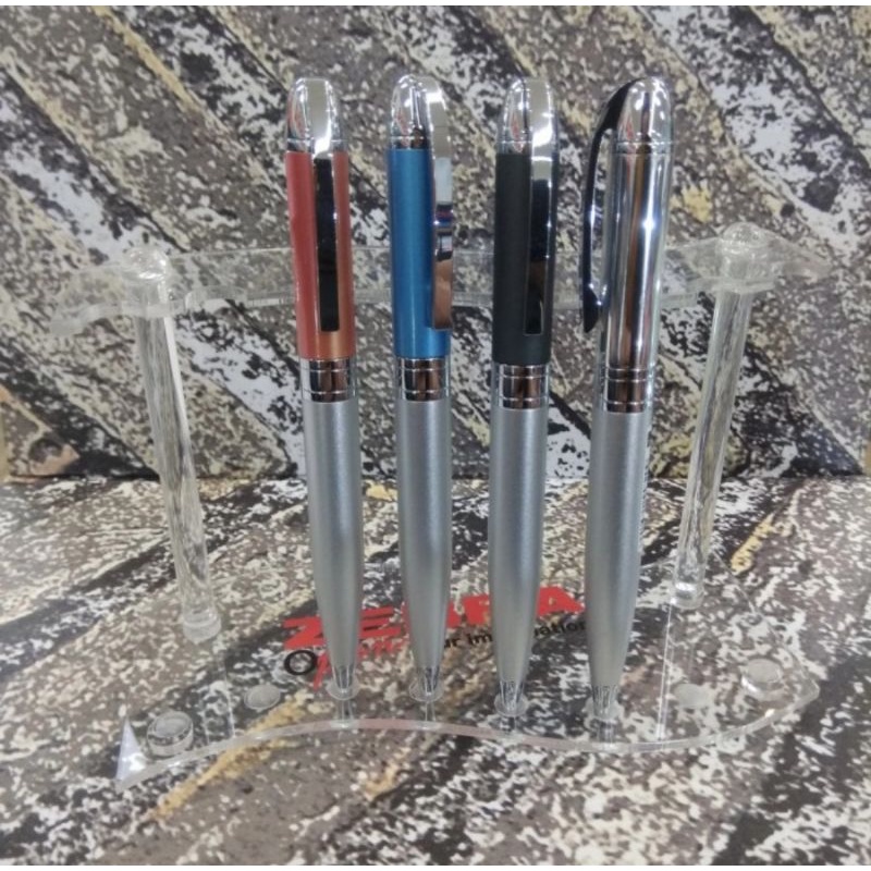 

BALLPOINT ZEBRA FORTIA 0,7 BA93-BI VC LIMITED EDITION (Silver,Shiny blue,Shiny red,Gray)