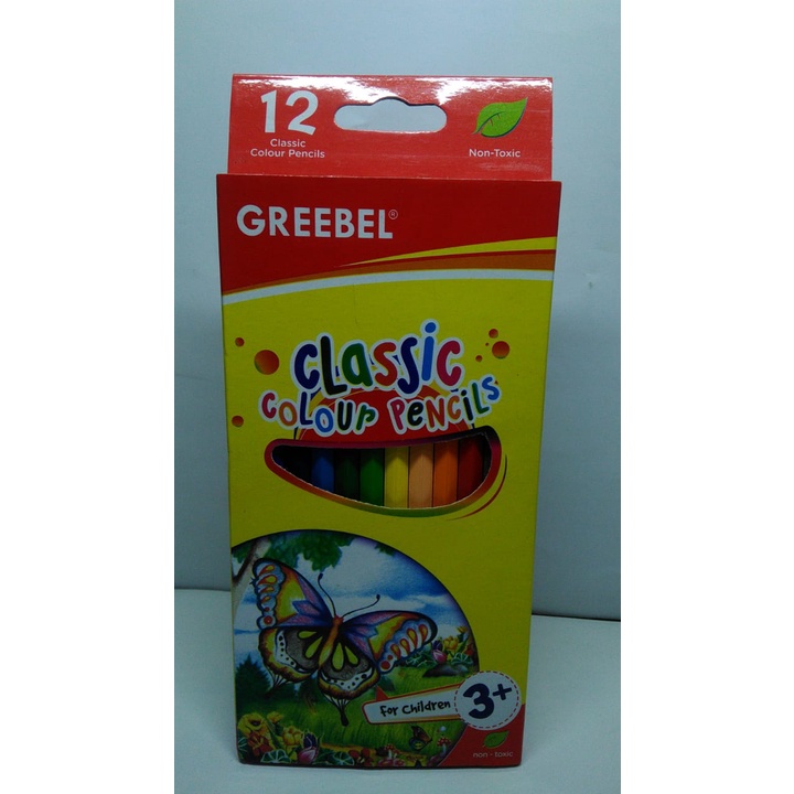 

PENSIL WARNA 12 CLASIC /GREEBEL/ORIGINAL