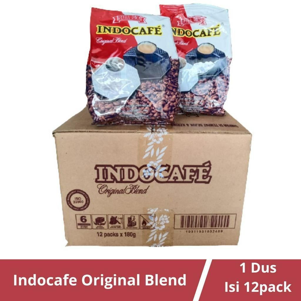 

Indocafe Original Blend 180gr Refil / 1 Karton isi 12 Pcs