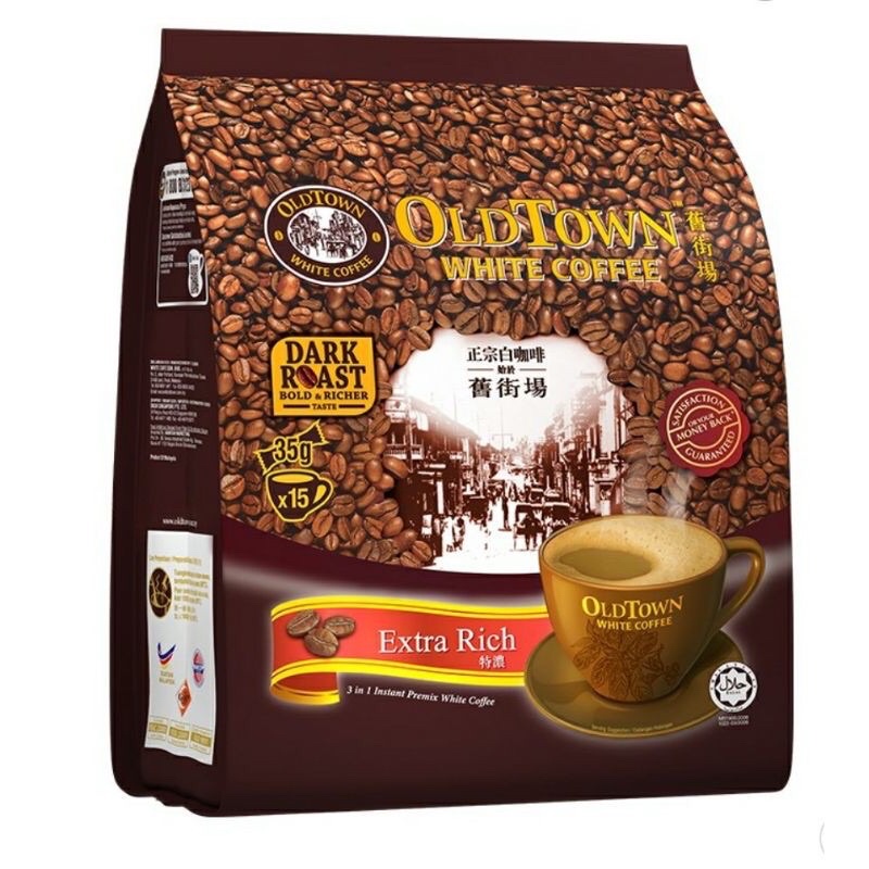 Oldtown Extra Rich Dark Roast Old Town Ektra Kaw White Coffee